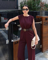 Effortless Chic Jumpsuit + Belt