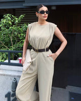 Effortless Chic Jumpsuit + Belt