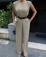 Effortless Chic Jumpsuit + Belt