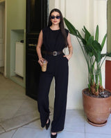Effortless Chic Jumpsuit + Belt