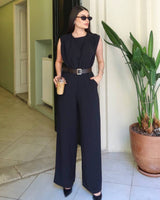 Effortless Chic Jumpsuit + Belt