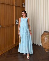 Elara Ruffle Maxi Dress