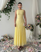 Elegant Waistline Lace Dress