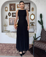 Elegant Waistline Lace Dress