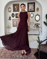 Elegant Waistline Lace Dress