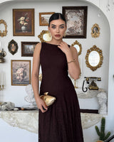Elegant Waistline Lace Dress