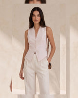Elowen Lace-Tailored Vest