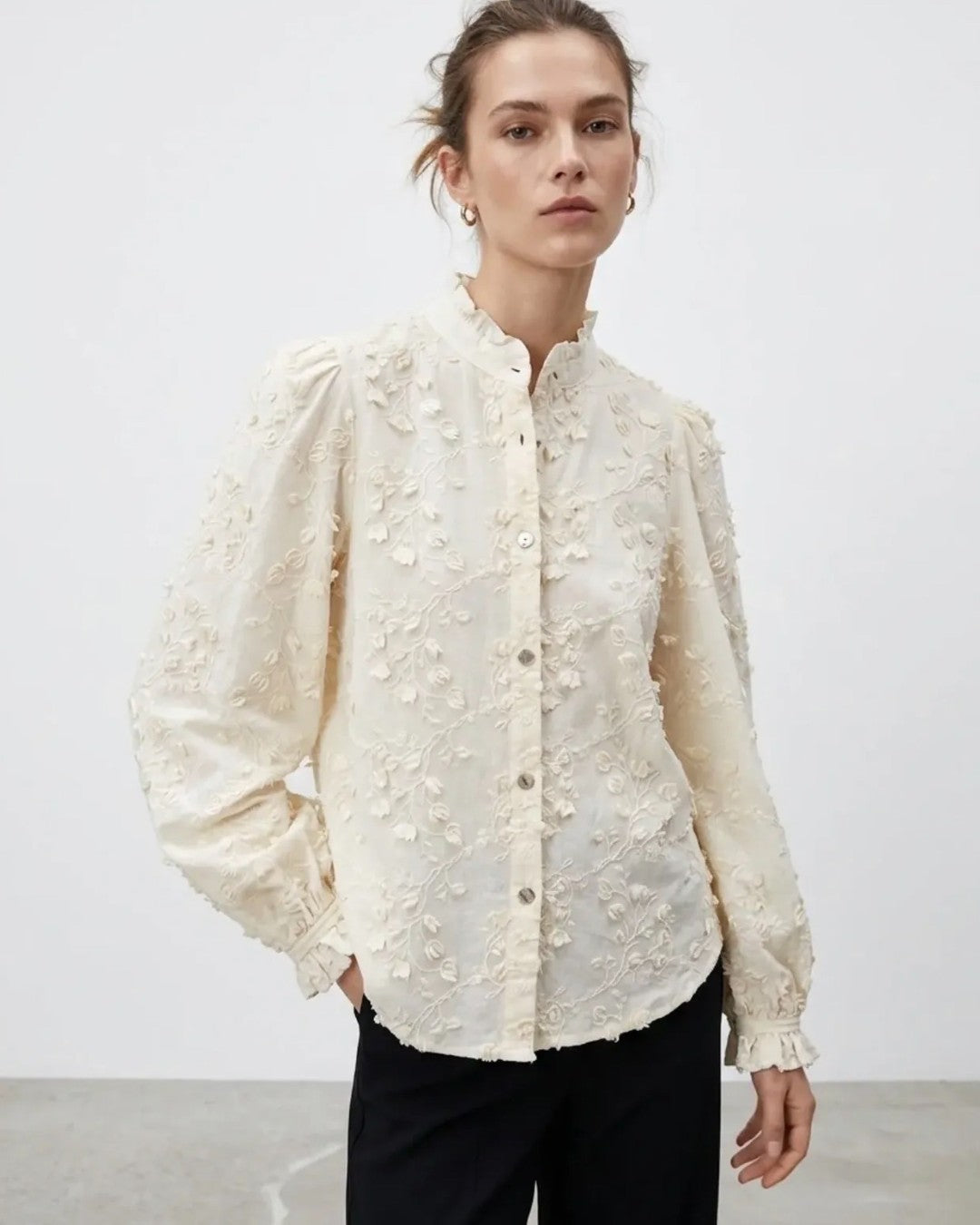 Embroidered Statement Shirt