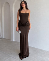 Emmeline Satin Corset Gown