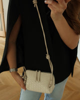 Essential Woven Mini Shoulder Bag