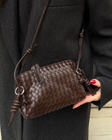 Essential Woven Mini Shoulder Bag