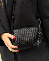 Essential Woven Mini Shoulder Bag