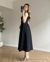 Étoile Belted Midi Dress