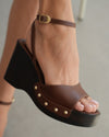 Everyday Studded Wedge Sandals