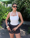 Eyelet Halter Top