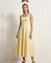 Féminine Bow Midi Dress