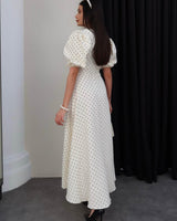 Feminine Flow Polka Dress