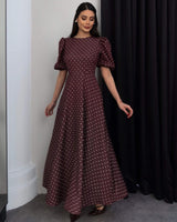 Feminine Flow Polka Dress