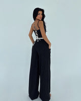 Feminine Pinstripe Set