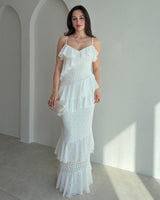 Feminine Ruffle Flow Dress