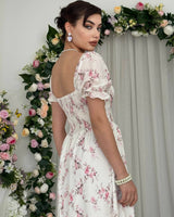 Floral Corset Maxi Dress