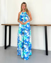 Floral Halter Dress