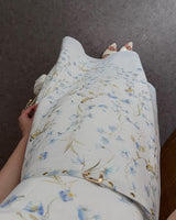 Floral Waist-Detail Midi Dress