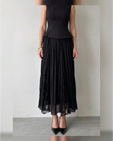 Flow Lace Detail Skirt