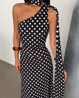 Flowing Polka Dot Dress