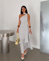 Flowing Polka Dot Dress