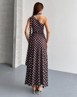 Flowing Polka Dot Dress