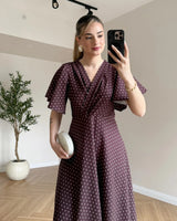 Flowy Polka Dress