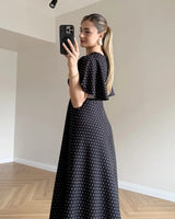 Flowy Polka Dress