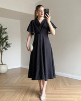 Flowy Polka Dress