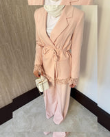 Formal Lace Suit + Belt