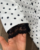 French Vintage Polka Blazer
