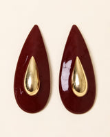 Gilded Teardrop Earrings