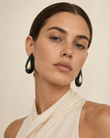 Gilded Teardrop Earrings