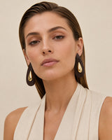 Gilded Teardrop Earrings