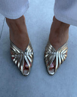 Glam Heeled Mules