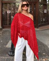 Glow Drape Top