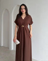 Gold Detail Midi Dress