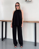 Halter Neck Chic Set