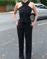 Halter Neck Two-Piece Set