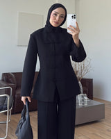 High Neck Tailored Suit