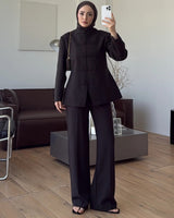 High Neck Tailored Suit
