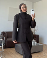 High Neck Tailored Suit