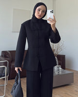 High Neck Tailored Suit