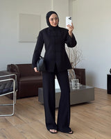 High Neck Tailored Suit