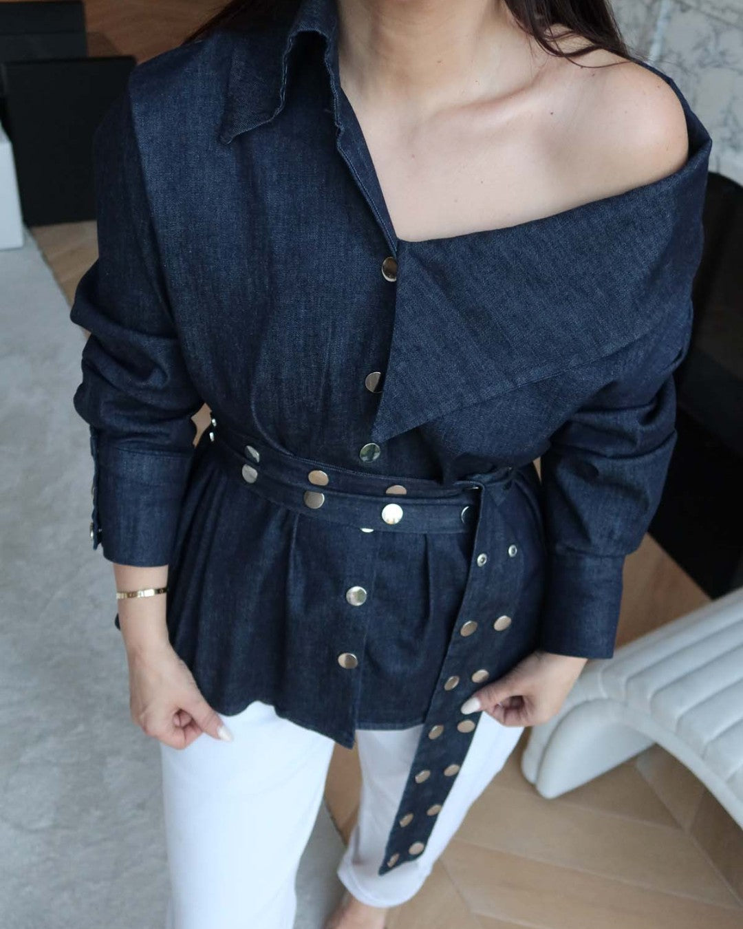 Icon Denim Shirt + Belt